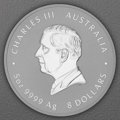 Silbermünze 5oz "Ziege" 2027 Lunar III – Year of the Goat (Australien) - Miniaturansicht 2