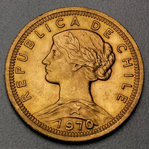 Goldmünze 100 Pesos "Liberty" (Chile) - Hauptansicht
