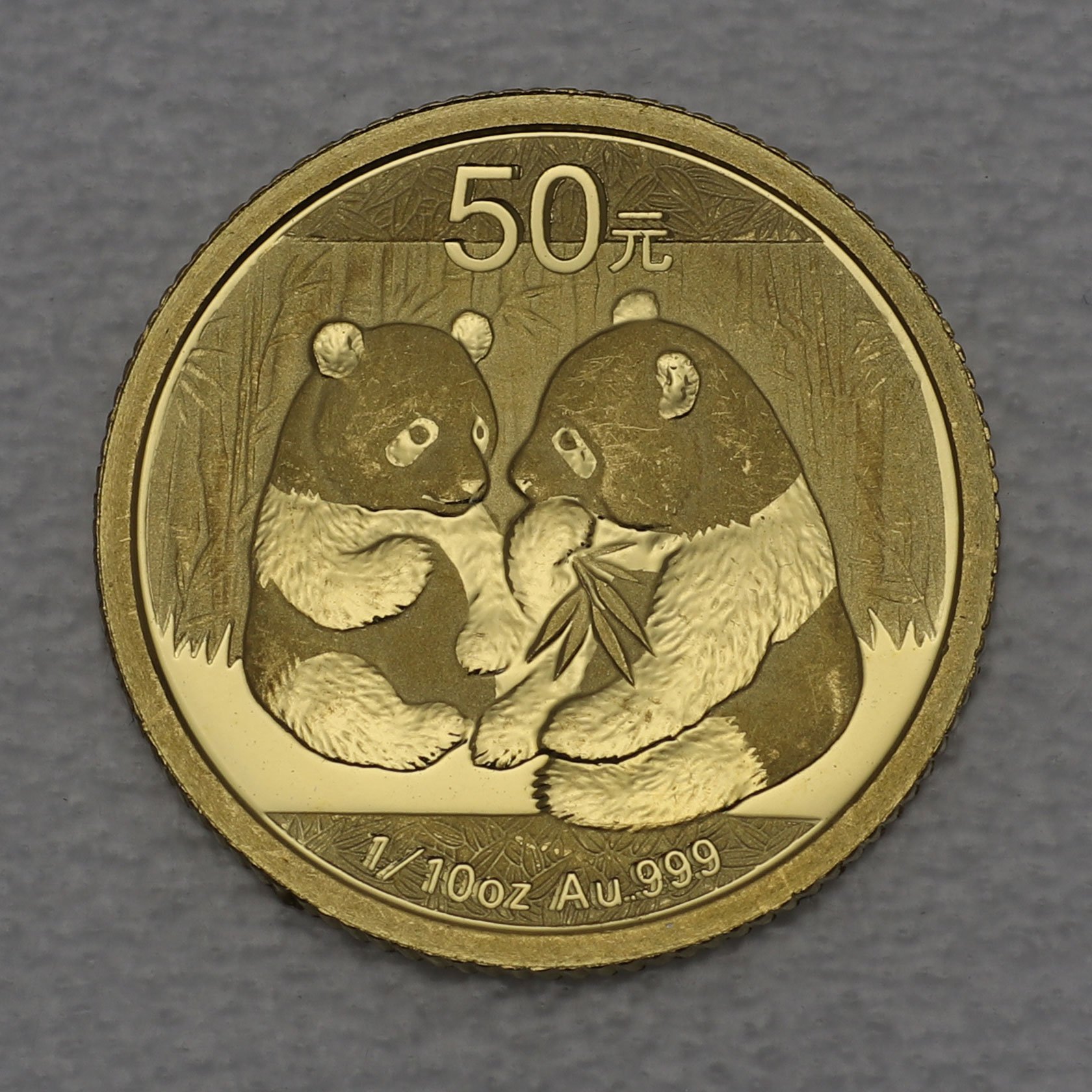 Goldmünze 1/10oz "Panda" 2009 (China) - Hauptansicht