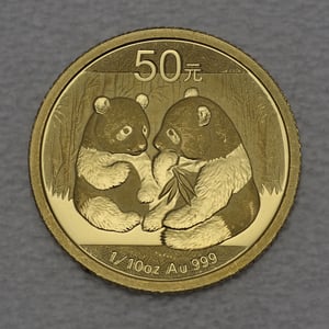 Goldmünze 1/10oz "Panda" 2009 (China) - Hauptansicht