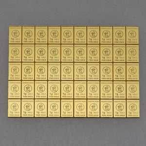 Goldtafel "50x 1g Resale" (diverse Hersteller) - Miniaturansicht 2