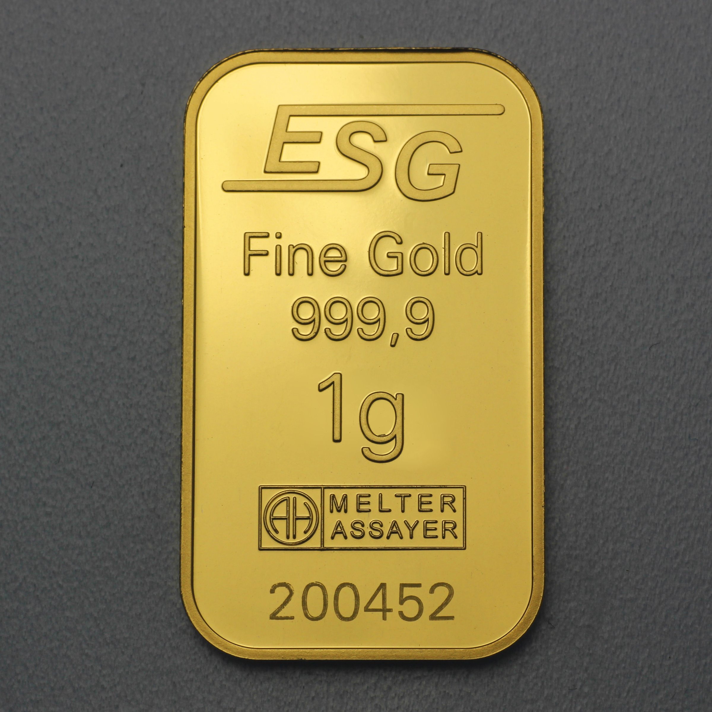Goldbarren 1g "Fairtrade Gold" (999,9 Au), Blister - Detailansicht 2
