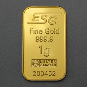 Goldbarren 1g "Fairtrade Gold" (999,9 Au), Blister - Miniaturansicht 3