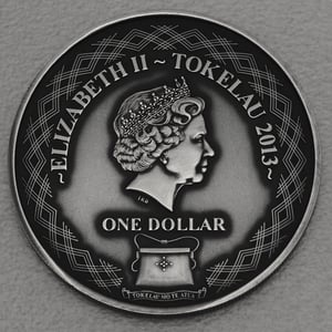 Silbermünze 1oz "AsianTiger" 2013 AF (Tokelau) - Miniaturansicht 2