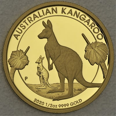 Goldmünzen "Känguru" 2020 (PP) Set – 5-teilig (Australien) - Miniaturansicht 5