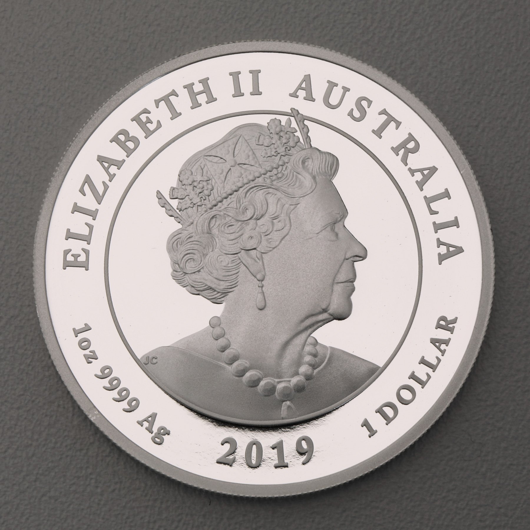 Silbermünze 1oz "Moon Landing 1969-2019" 2019 (PP) 50. Jahrestag der Mondlandung (Australien) - Detailansicht 1