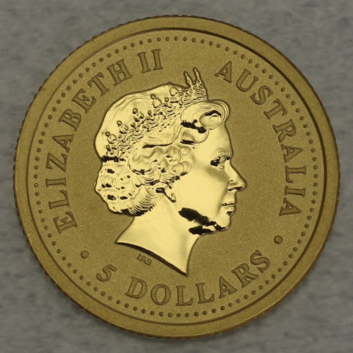 Goldmünze 1/20oz "Känguru" 2003 Australian Nugget (Australien) - Detailansicht 1