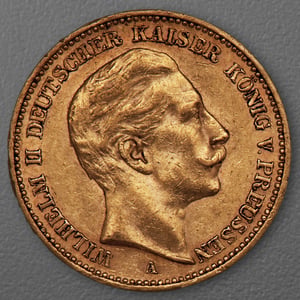 Goldmünze 20 Mark "Wilhelm II." 1904-A J.252 (Preußen) - Hauptansicht