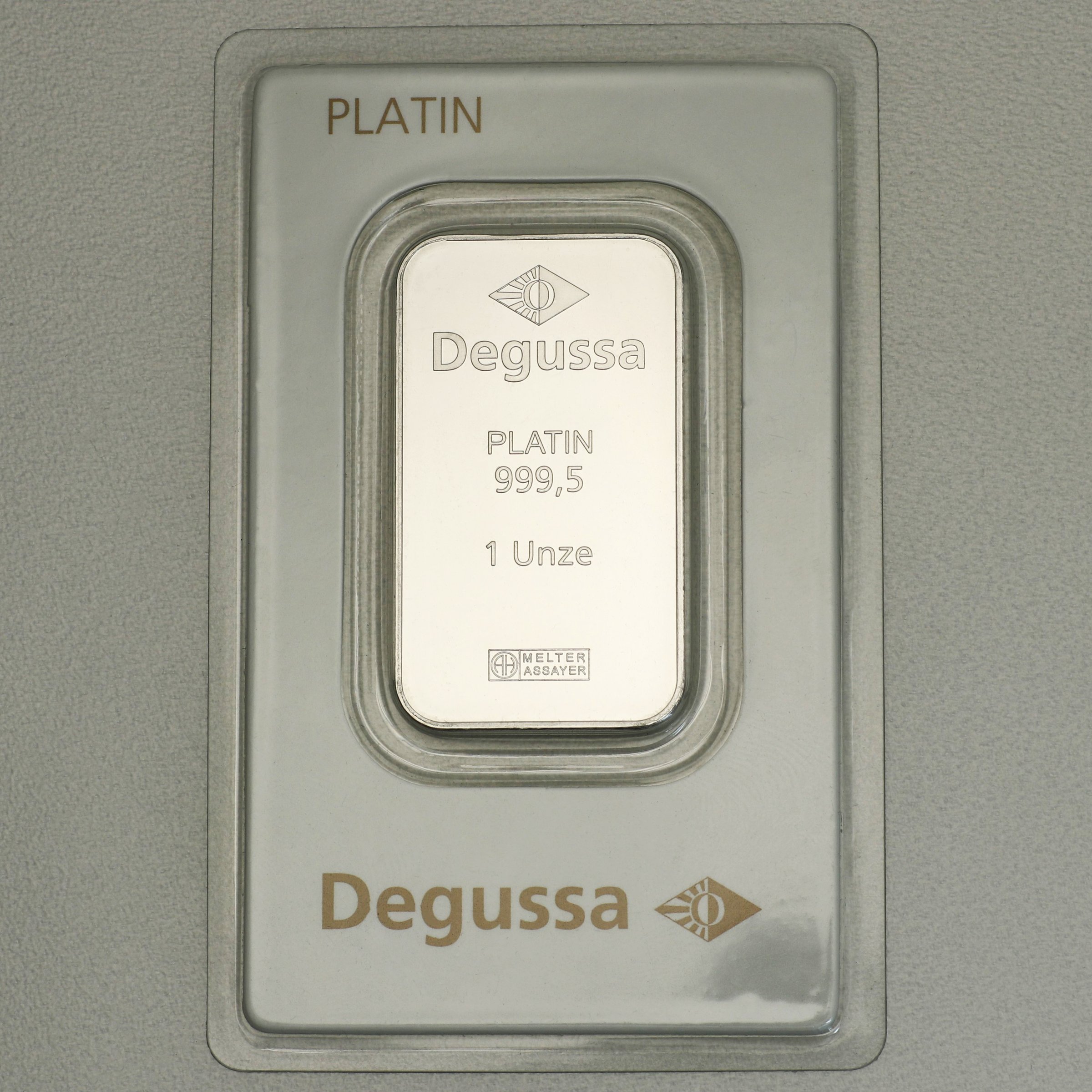 Platinbarren 1oz DEGUSSA (Pt) - Hauptansicht