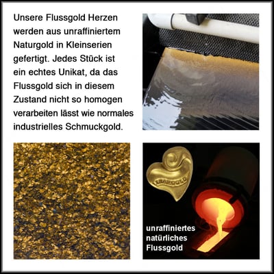 Goldanhänger "Herz aus Isargold" (Naturgold) - Miniaturansicht 3