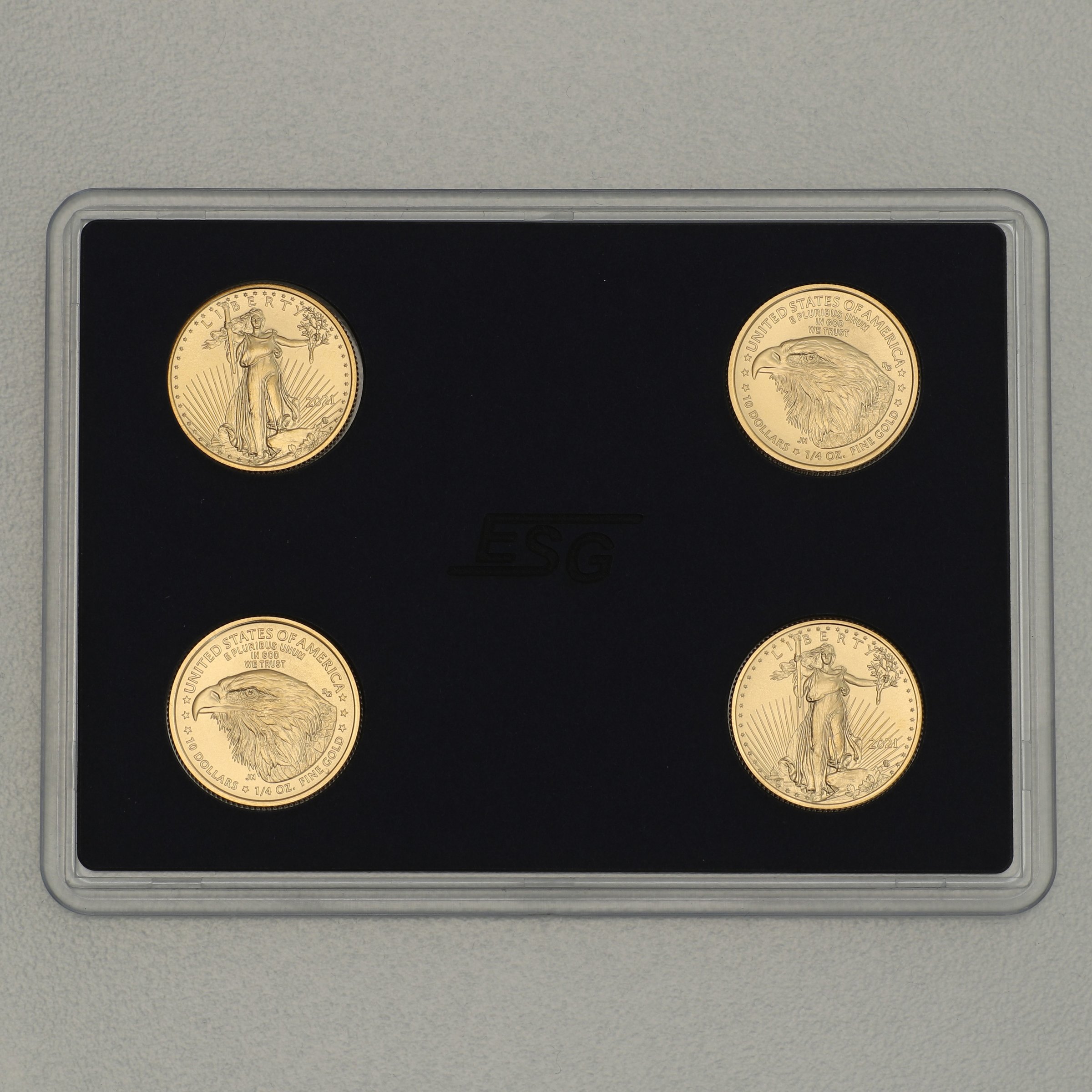 Goldmünzen 4 x 1/4oz "American Eagle" Set – 4-teilig (USA) - Hauptansicht