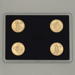 Goldmünzen 4 x 1/4oz "American Eagle" Set – 4-teilig (USA) - Hauptansicht