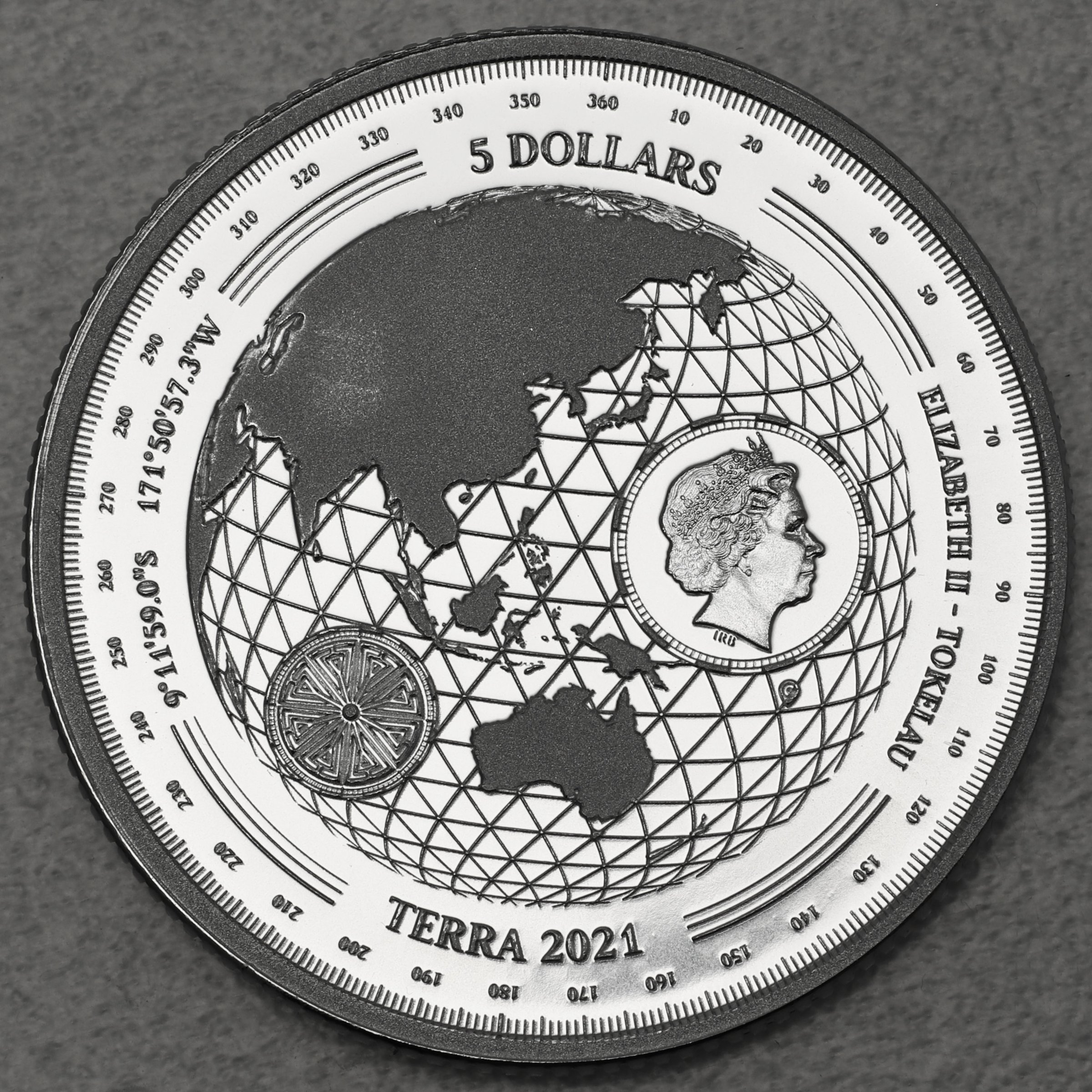 Silbermünze 1oz "Terra" 2021 (Tokelau) - Hauptansicht