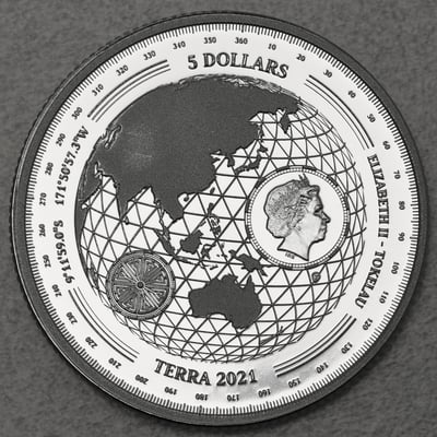 Silbermünze 1oz "Terra" 2021 (Tokelau) - Hauptansicht
