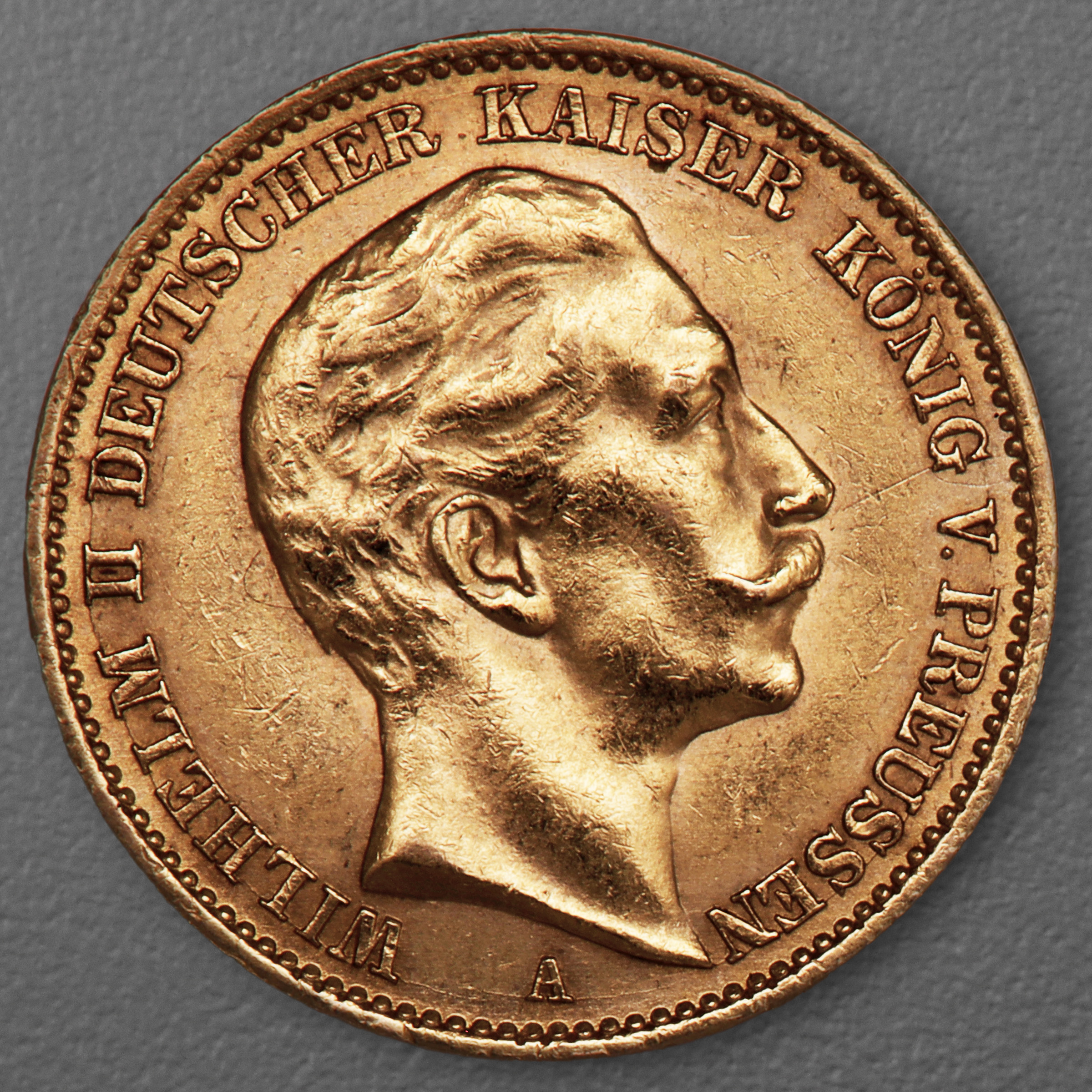 Goldmünze 20 Mark "Wilhelm II." 1911-A J.252 (Preußen) - Hauptansicht