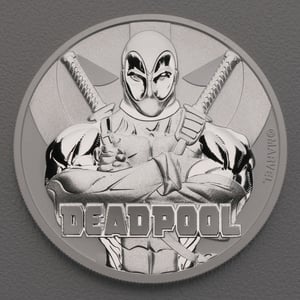 Silbermünze 1oz "Deadpool" 2018 Marvel (Tuvalu) - Hauptansicht