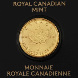 Goldmünzen 25 x 1g "Maple Leaf" aktueller Jahrgang Set 25-teilig Maplegram25™ (Kanada) - Miniaturansicht 3