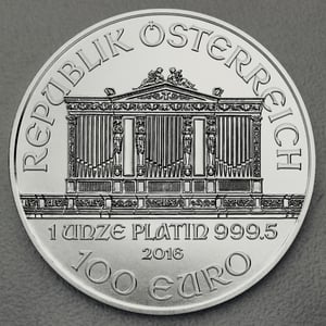 Platinmünze 1oz "Wiener Philharmoniker" diff. (Österreich) - Hauptansicht