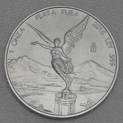 Silbermünze 1oz "Libertad" 2015 (Mexiko) - Miniaturansicht 1