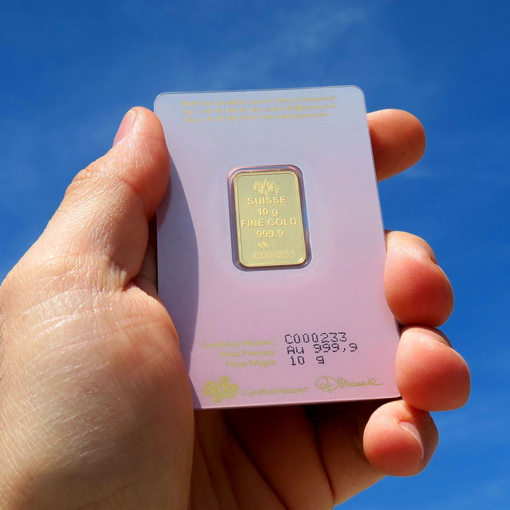 Goldbarren 10g PAMP "Love Always" - Detailansicht 5
