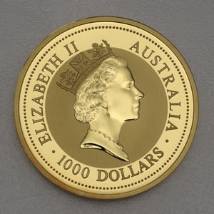 Goldmünze 10oz "Känguru" 1998 Australian Nugget (Australien) - Miniaturansicht 2