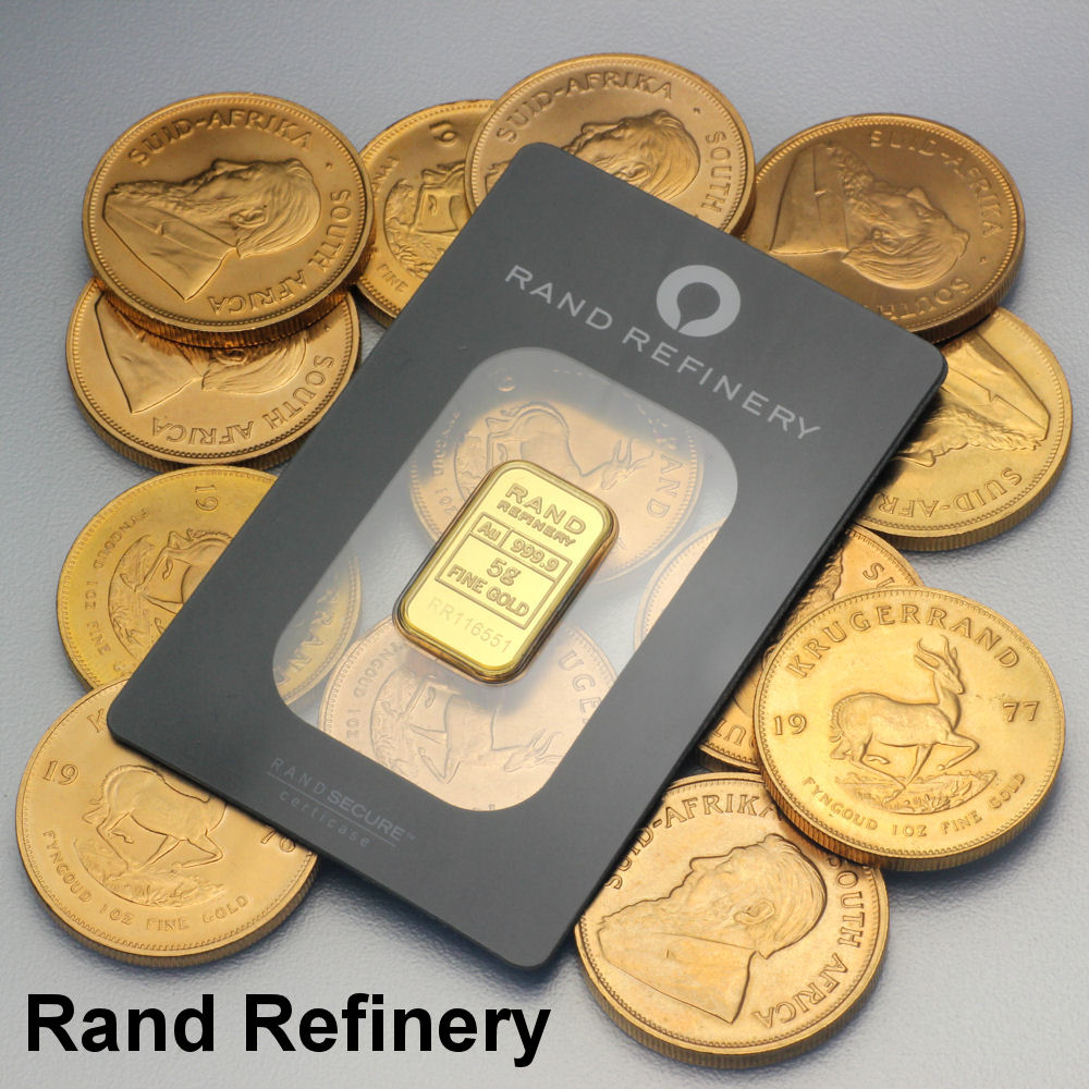 Goldbarren 5g Rand Refinery "Elefanten-Motiv" - Detailansicht 3