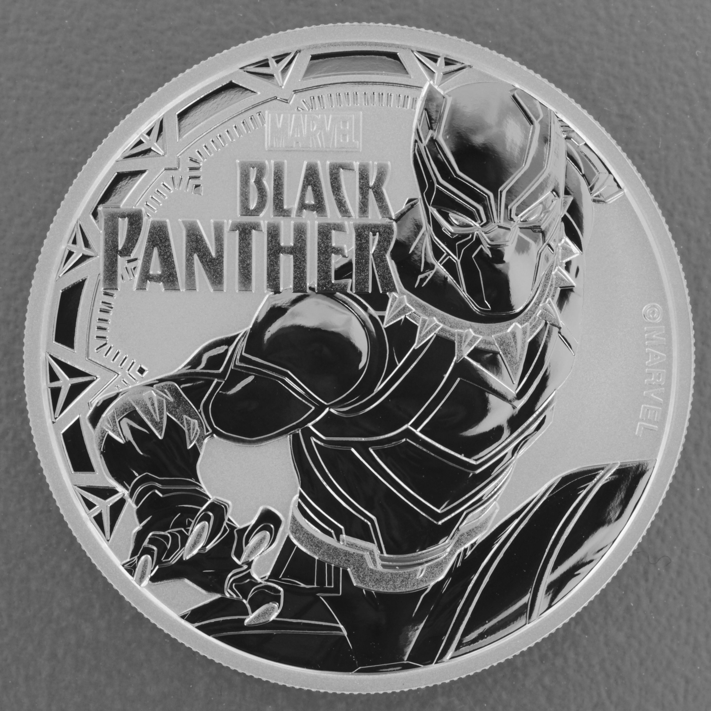Silbermünze 1oz "Black Panther" 2018 Marvel (Tuvalu) - Hauptansicht