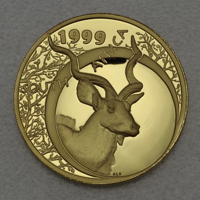 Goldmünze 1/2oz "The Kudu" 1999 Natura - Monarchs of Africa (Südafrika) - Miniaturansicht 1