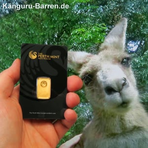 Goldbarren 5g THE PERTH MINT "Känguru" - Miniaturansicht 4