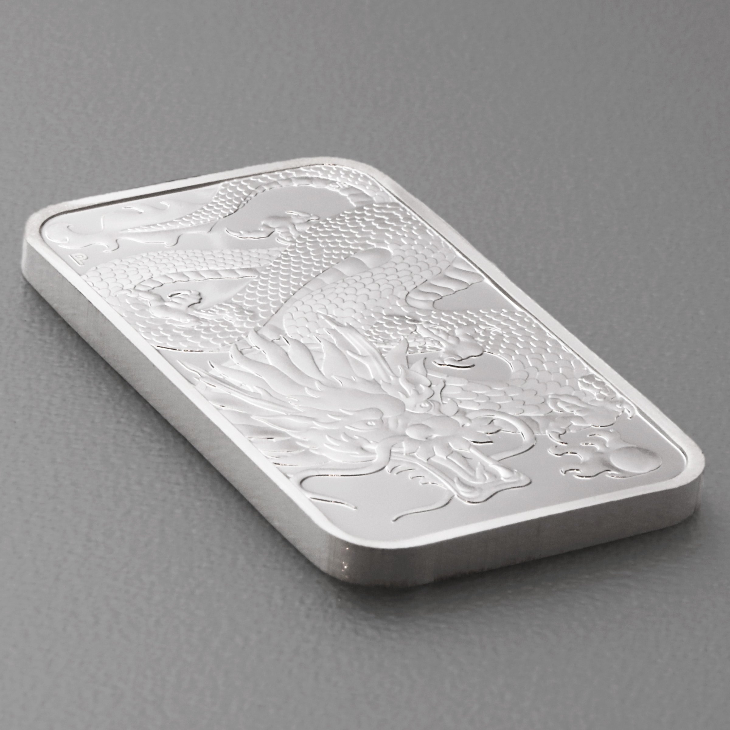 Silber Münzbarren 1oz "Rectangular Dragon" 2022 (PP) diff. (Australien) - Detailansicht 2