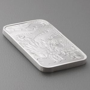 Silber Münzbarren 1oz "Rectangular Dragon" 2022 (PP) diff. (Australien) - Miniaturansicht 3