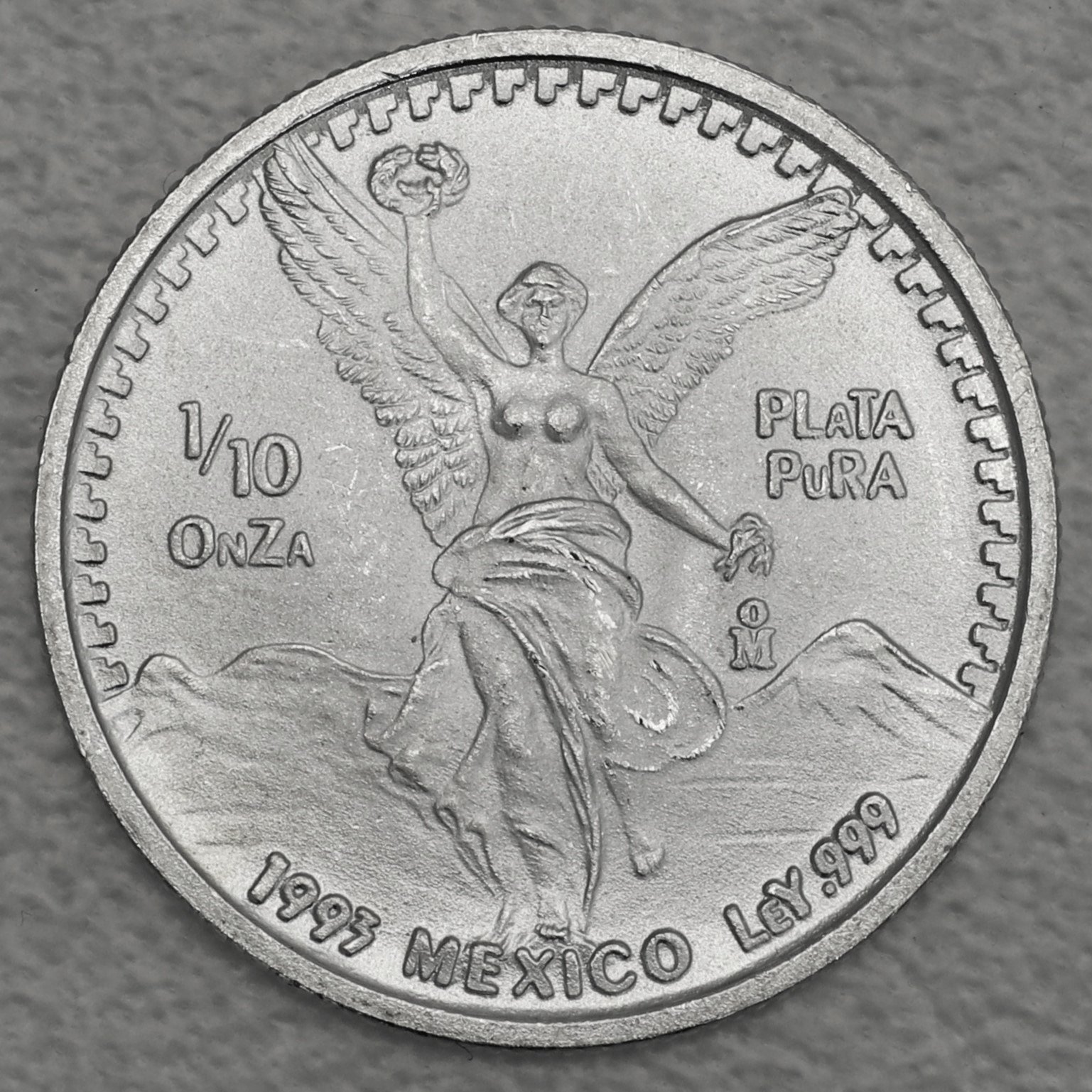 Silbermünze 1/10oz "Libertad" 1993 (Mexiko) - Hauptansicht