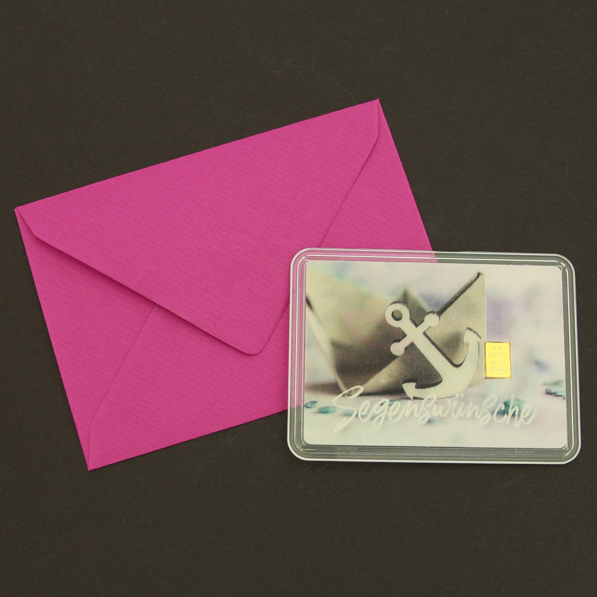 Geschenk-Umschlag "Amarena pink" (A8, klein) - Detailansicht 1