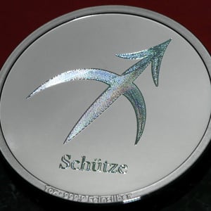 Silbermedaille 1oz "Sternzeichen Schütze" Gravurmedaille - Miniaturansicht 6