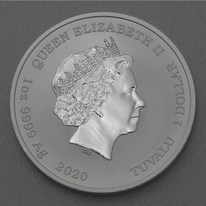 Silbermünze 1oz "James Bond 007" 2020 James Bond (Tuvalu) - Miniaturansicht 2