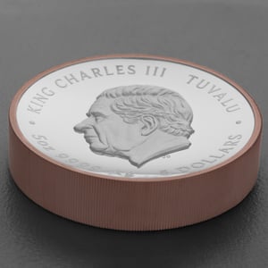 Silbermünze 5oz "Pink Panther" 2024 (PP/HR/rosévergoldet) 60th Anniversary (Tuvalu) - Miniaturansicht 4