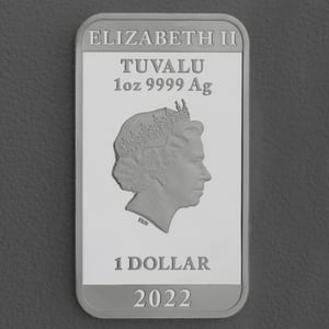 Münzbarren 1oz "60 Jahre James Bond 2022" (PP/koloriert) - Miniaturansicht 2