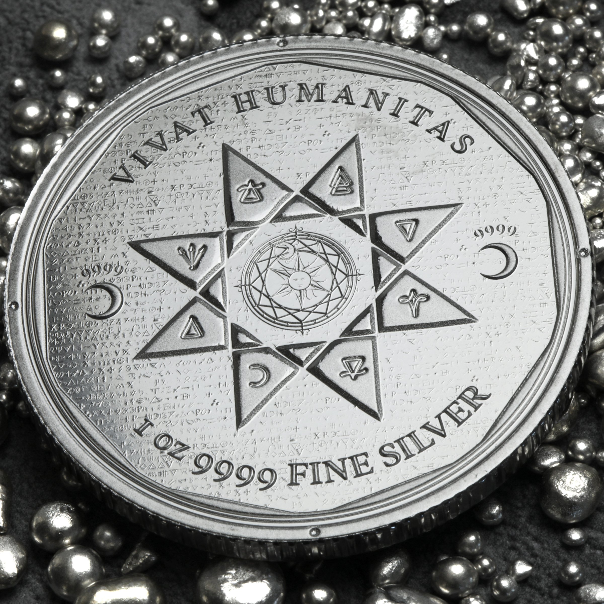 Silbermünze 1oz "Vivat Humanitas" 2022 diff. (Tokelau) - Detailansicht 4