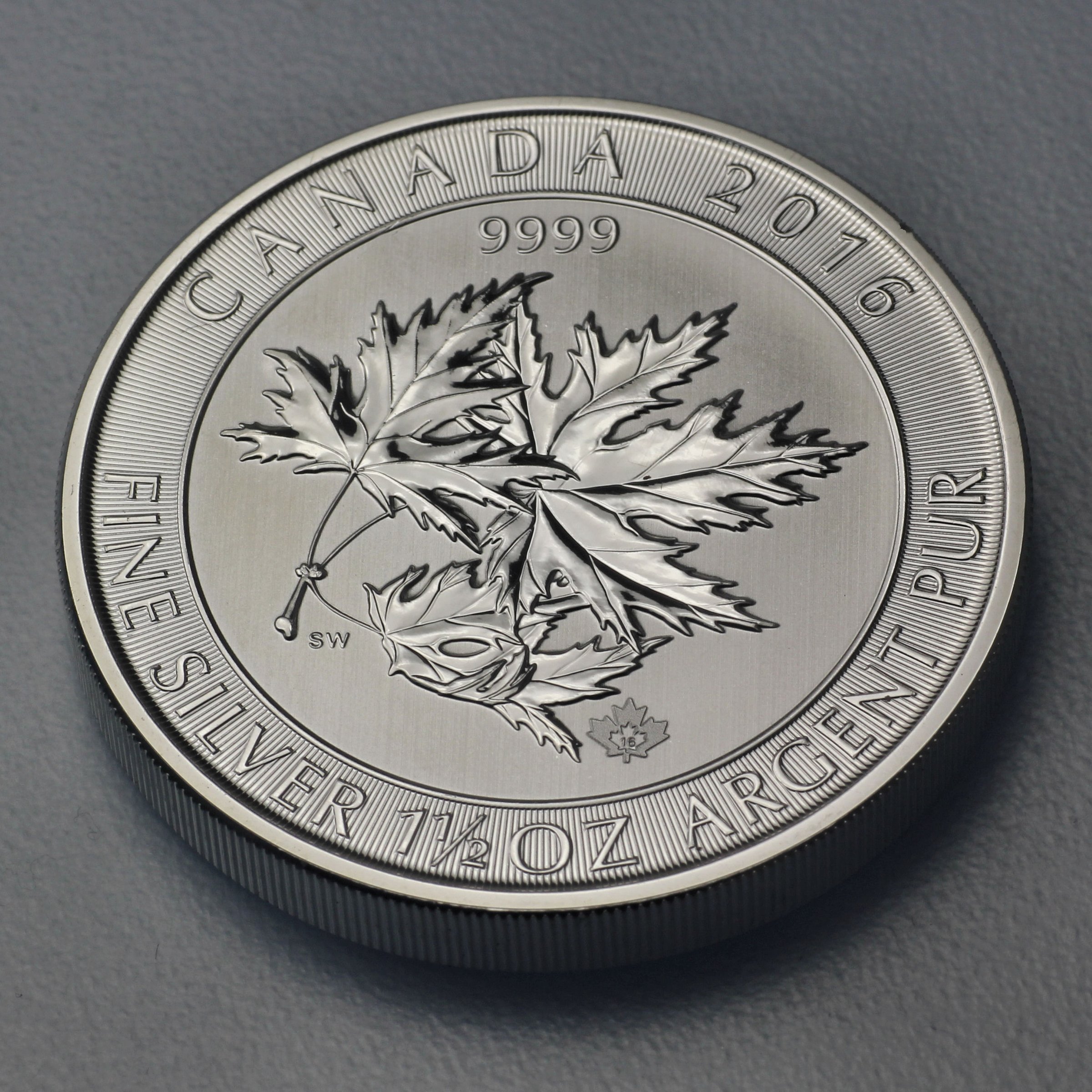 Silbermünze 1,5oz "Maple Superleaf" diff. (Kanada) - Detailansicht 2