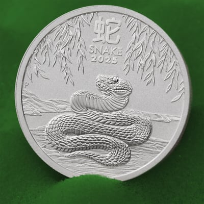 Silbermünze 1/2oz "Schlange" 2025 Lunar III – Year of the Snake 19% (Australien) - Miniaturansicht 5