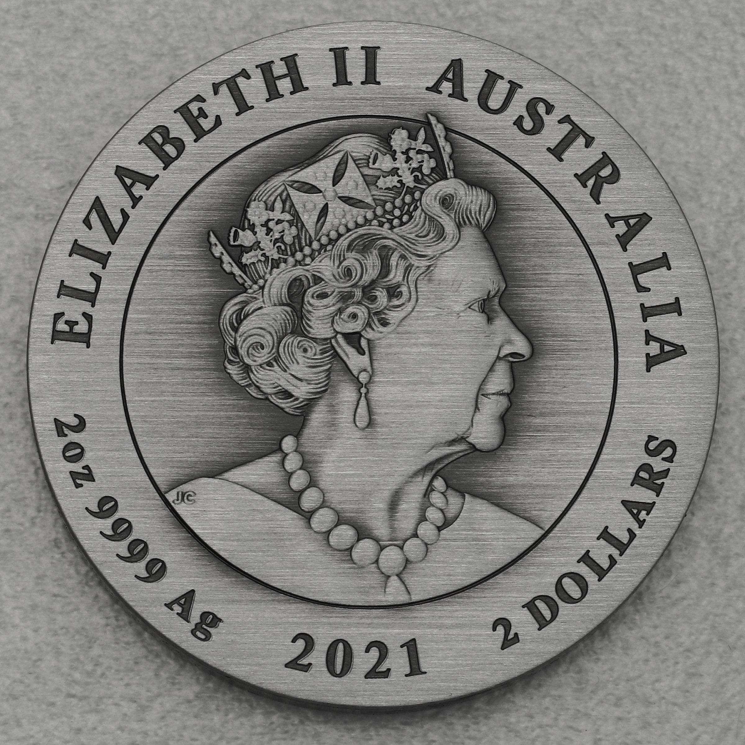 Silbermünze 2oz "Ochse" 2021 (AF) Lunar III – Year of the Ox (Australien) - Detailansicht 1