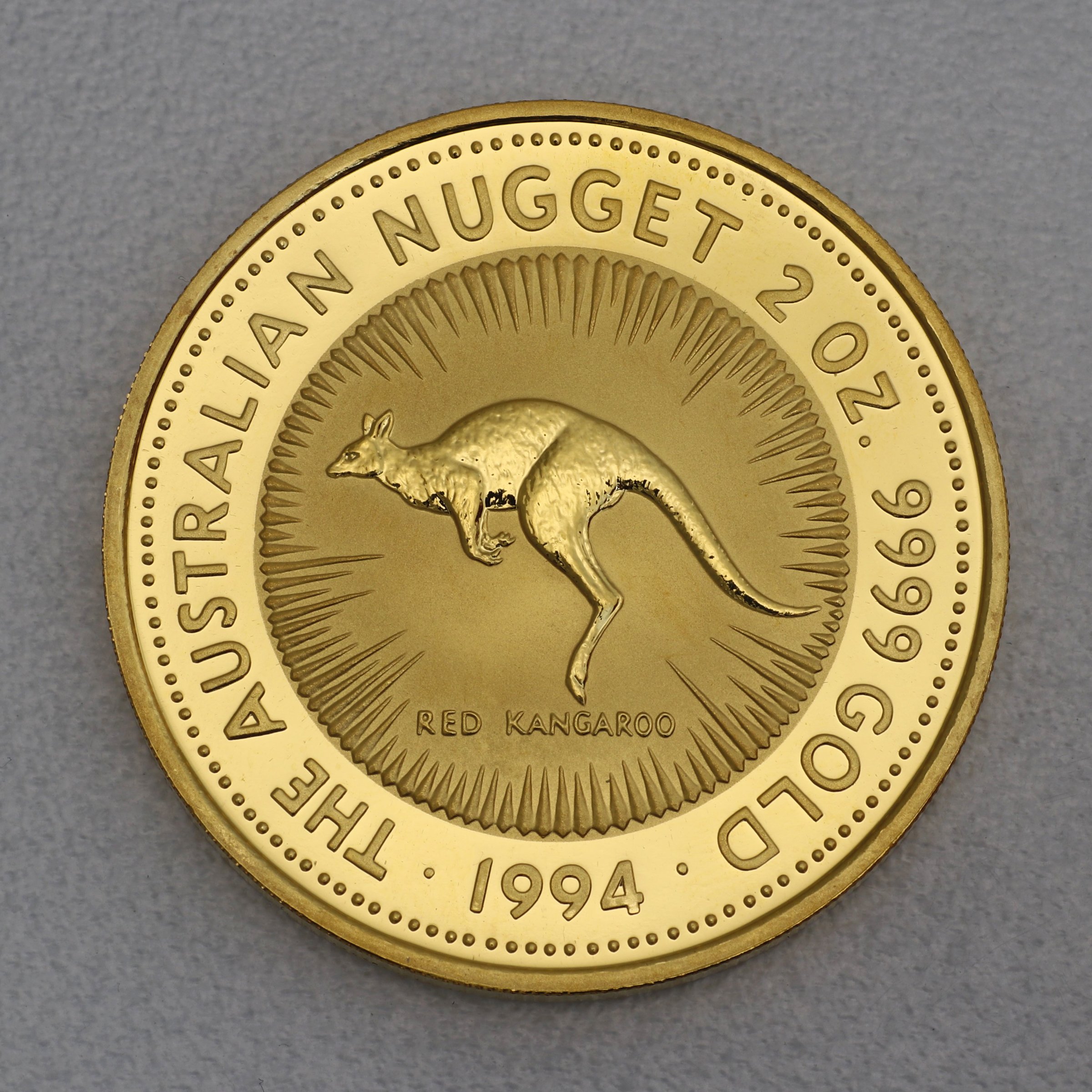 Goldmünze 2oz "Känguru" 1994 Australian Nugget (Australien) - Hauptansicht