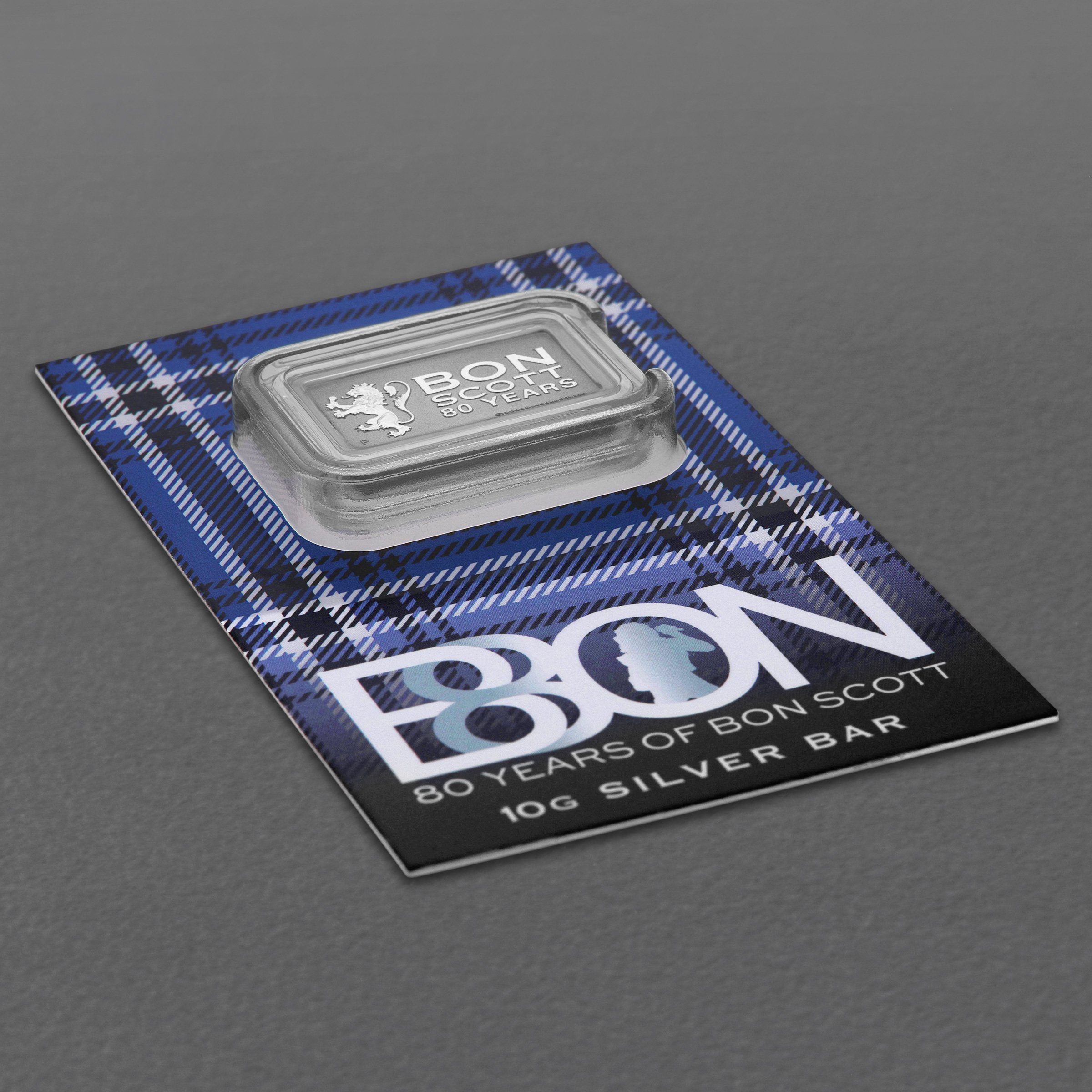 Silberbarren 10g THE PERTH MINT "Bon Scott 80th Anniversary" geprägt - Detailansicht 6