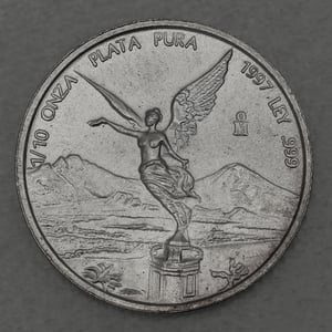 Silbermünze 1/10oz "Libertad" 1997 (Mexiko) - Miniaturansicht 1
