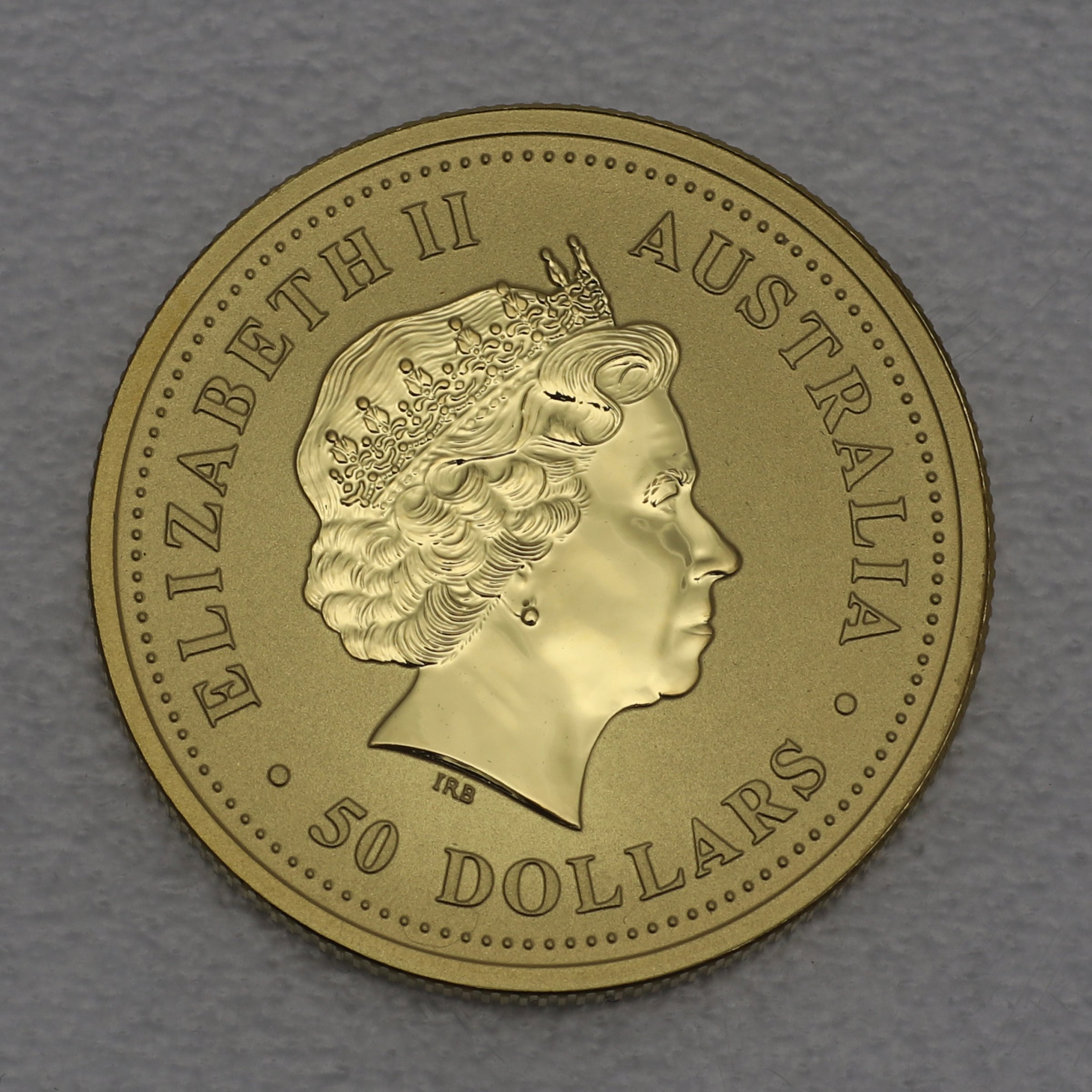 Goldmünze 1/2oz "Känguru" 2001 Australian Nugget (Australien) - Detailansicht 1