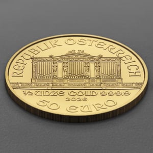 Goldmünze 1/2oz "Wiener Philharmoniker" aktueller Jahrgang (Österreich) - Miniaturansicht 4