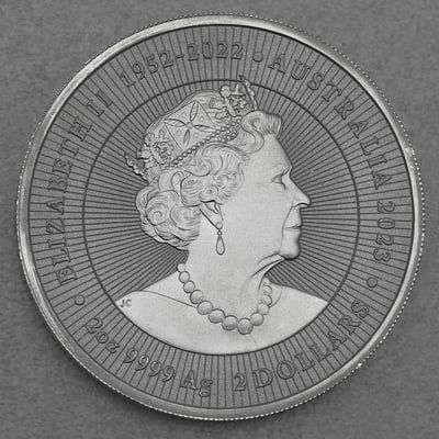 Silbermünze 2oz "Mother & Baby Känguru 2023" Next Generation diff. (Australien) - Miniaturansicht 2