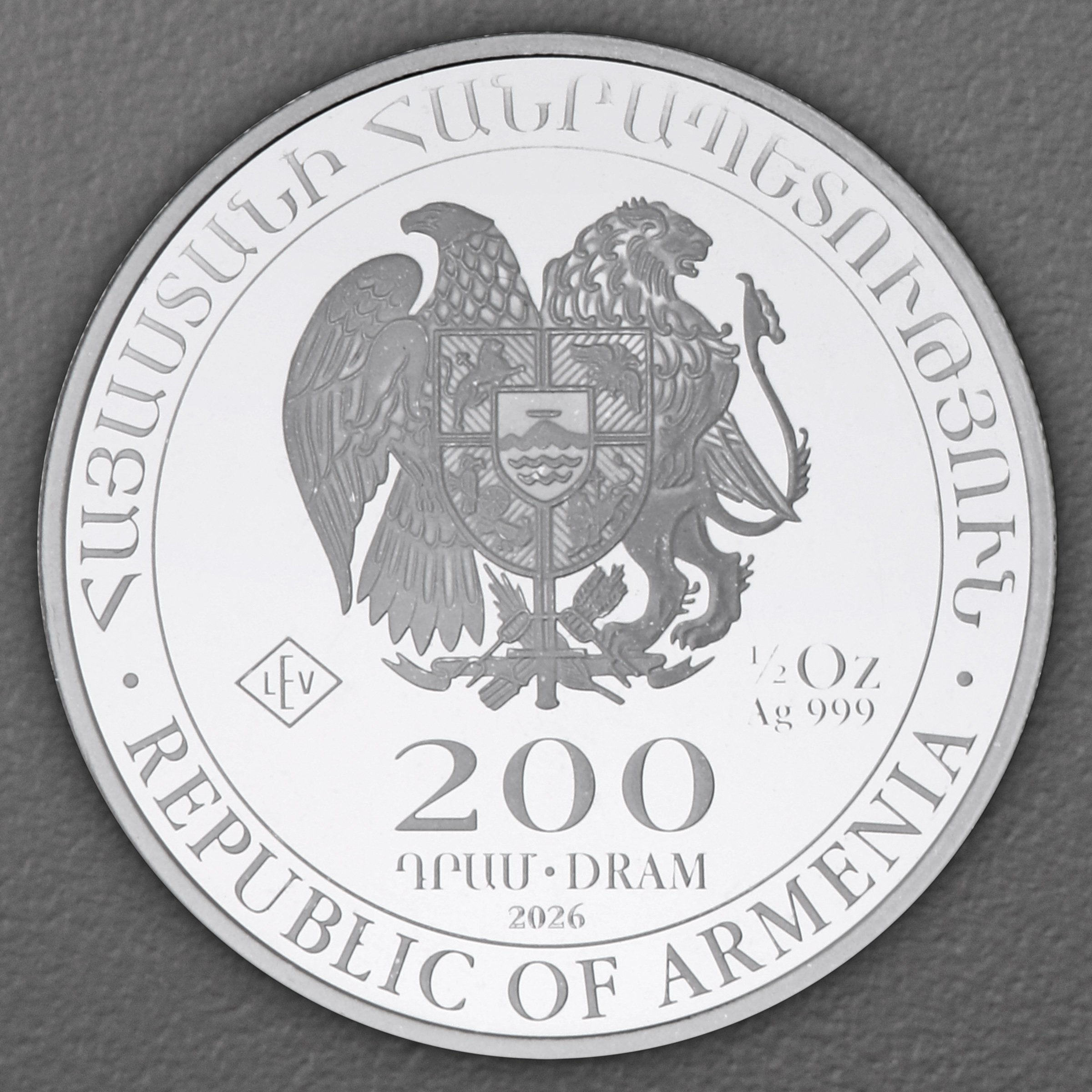 Silbermünze 20 x 1/2oz "Arche Noah" Tube aktueller Jahrgang (Armenien) - Detailansicht 2