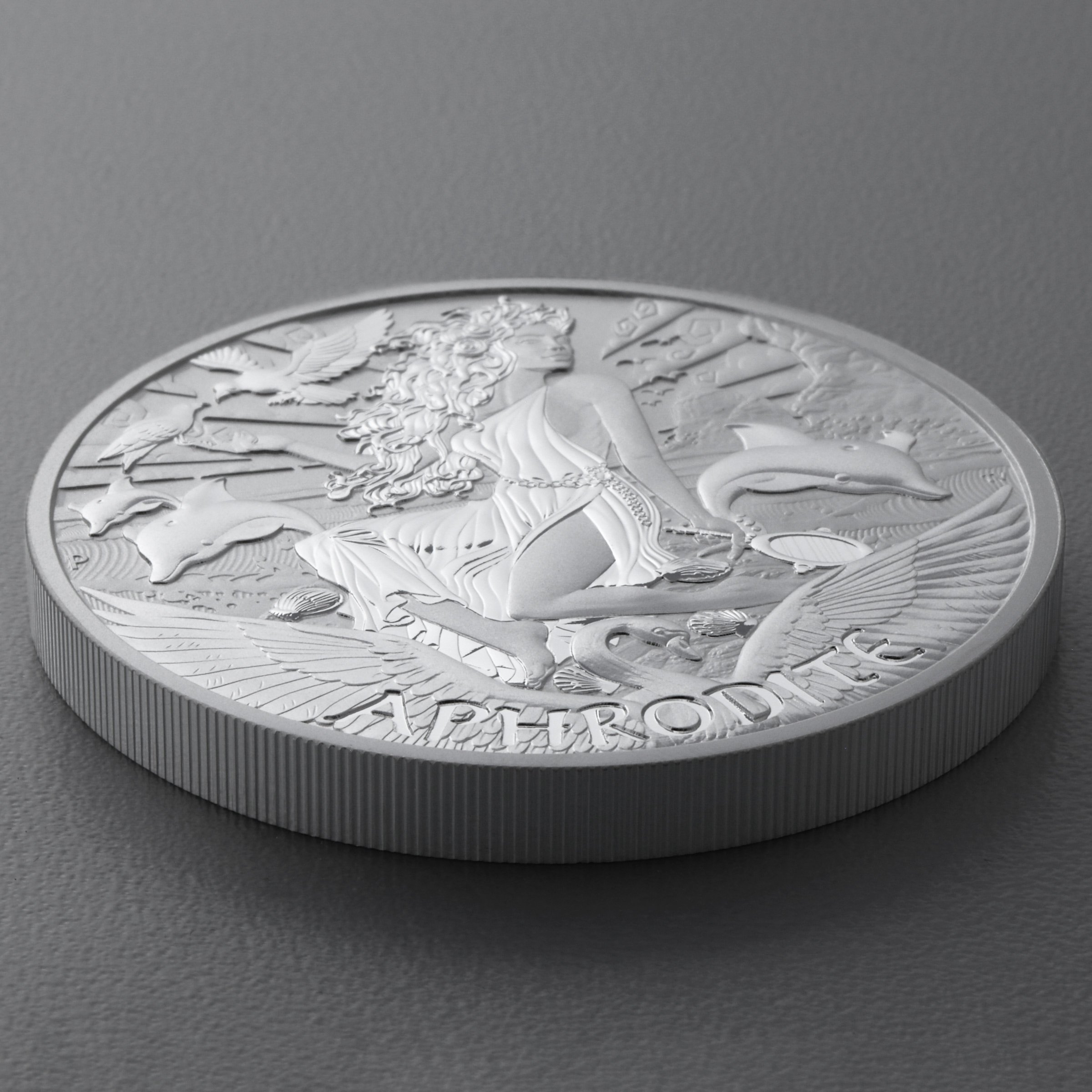 Silbermünze 5oz "Aphrodite" 2022 Gods of Olympus diff. (Tuvalu) - Detailansicht 2