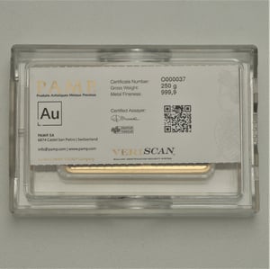 Goldbarren 250g PAMP "Fortuna" - Miniaturansicht 4